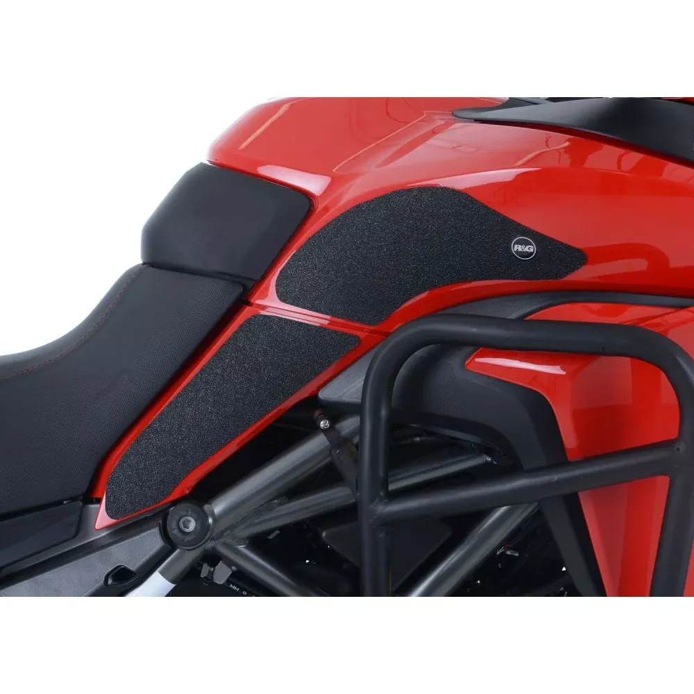 R&G Racing Black Tank Traction Grips For 2017-2021 Ducati Multistrada 950