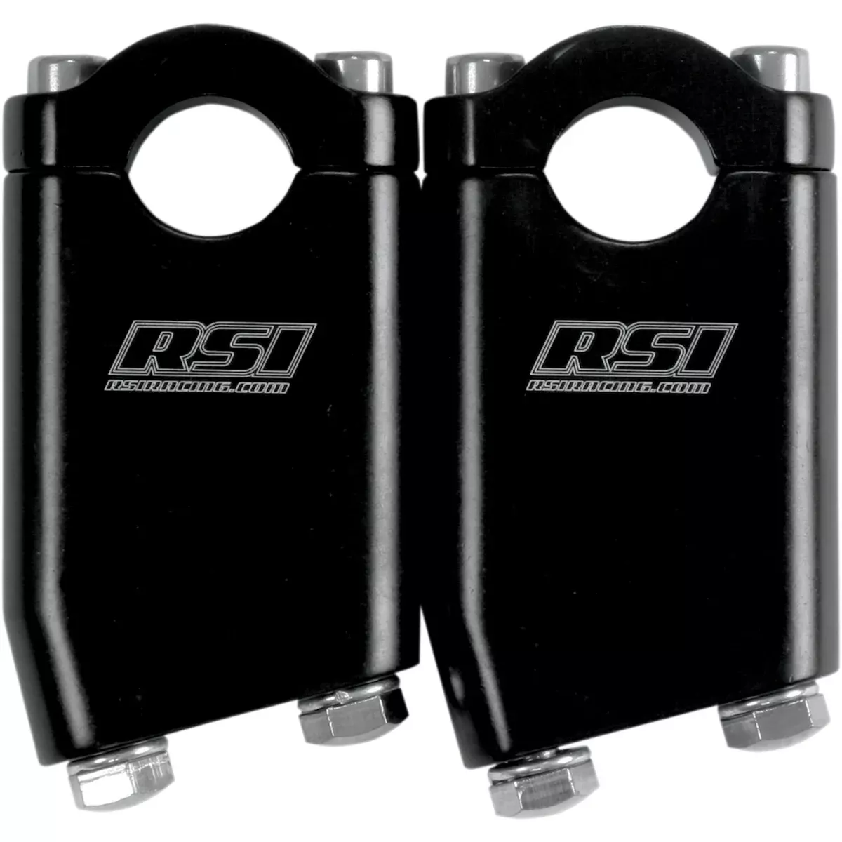 RACE SHOP INC. 0602-0639 AR-2B-15 Angled Handlebar Risers Risers - Angled - 15° - 2" - Black