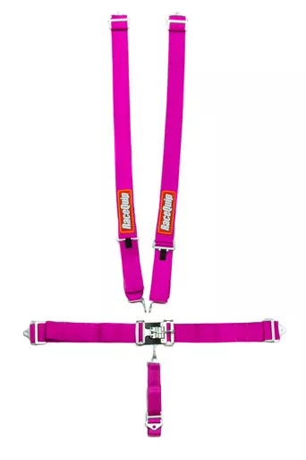 Racequip 5pt Harness Set L&L Pink SFI 711081