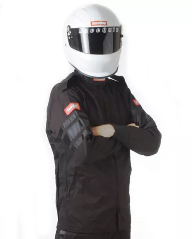 Racequip Black Jacket Single Layr 3X-Large 111008