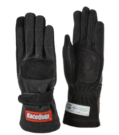 Racequip Glove Double layer Child Small Black SFI-5 Youth 3550092