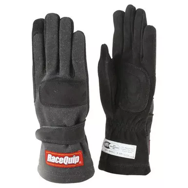Racequip Gloves Double Layer X-Small Black SFI-5 355001