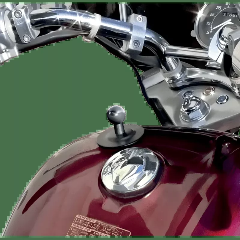 RAM Mounts Flex Adhesive Double Ball Mount & Plate (RAP-B-378)