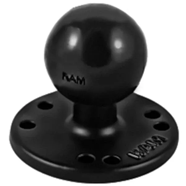 RAM Mounts Round Base With Ball (RAM-202-G4U)