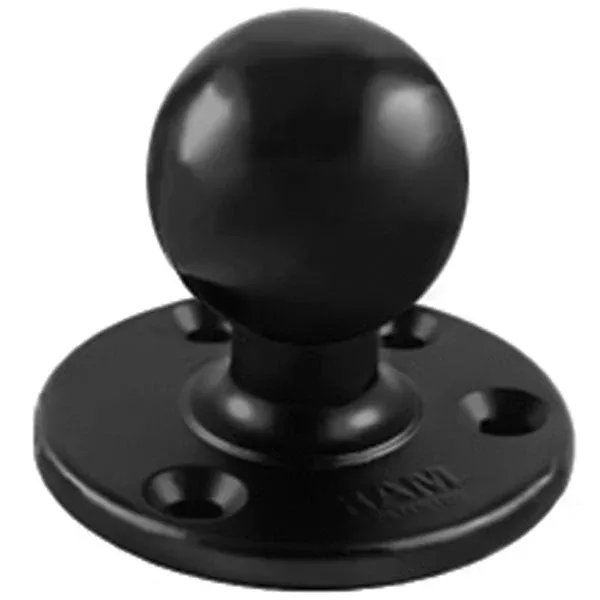 RAM Mounts Round Base With Ball (RAM-D-202U)