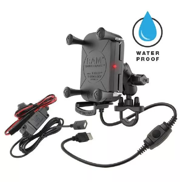 RAM Mounts Tough-Charge Wireless X-Grip (RAMB149Z-A-UN12W-V7M)