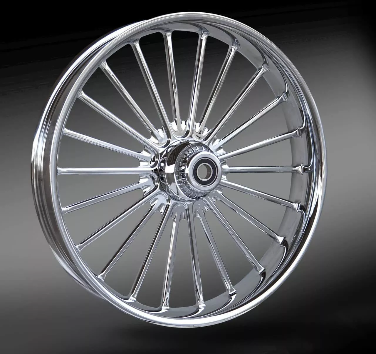 RC Components Illusion Chrome Wheel for Harley Davidson Models (Choose Options)