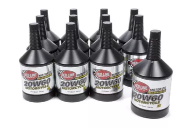 Redline 20W60 Motorcycle Oil Case/12 12604 CASE/12