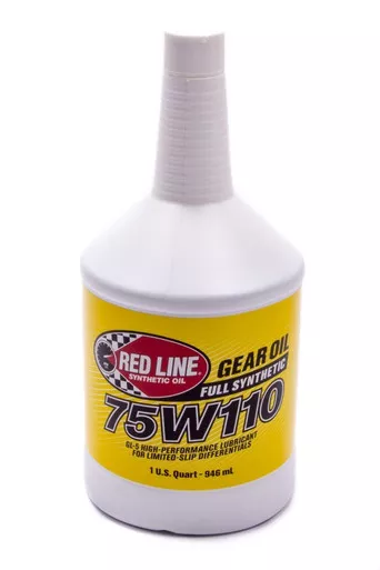 Redline Gear Oil 75w110 Case 12x1 Quart GL-5 57804 Case/12