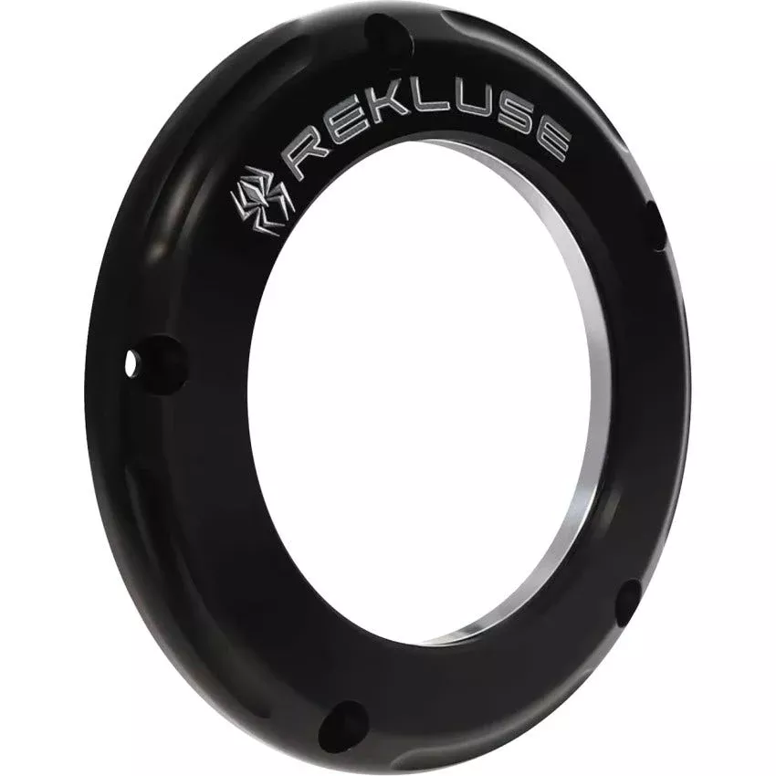 Rekluse RMS-0515027 Clear Derby Cover - Black/Anodized - Harley Davidson M8