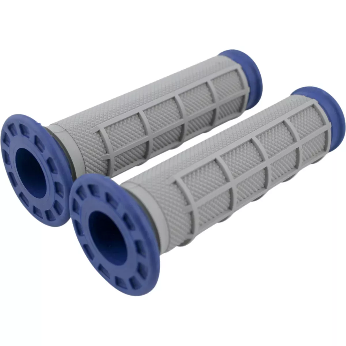 RENTHAL 0630-0457 G170 Dual-Compound ATV Grips Grips – Dual Compound – Half Waffle – ATV – Blue