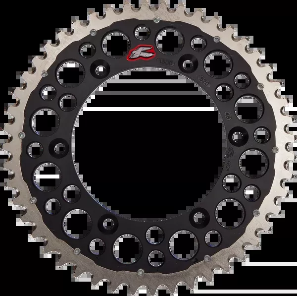 Renthal Twinring™ Rear Sprocket – 48 Tooth – Black – Honda/Yamaha