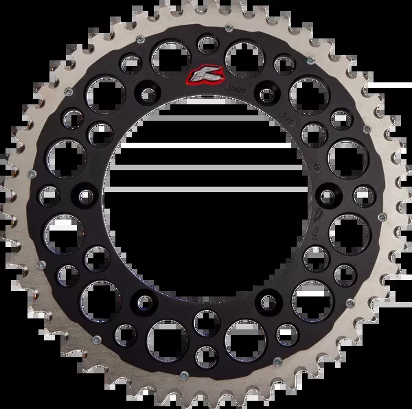 Renthal Twinring™ Rear Sprocket – 49 Tooth – Black – Honda/Yamaha