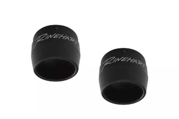 Rinehart RacingReplacement End Cap for Rinehart True Duals & FL Slip On Mufflers 3.5 Inch Black -Pair