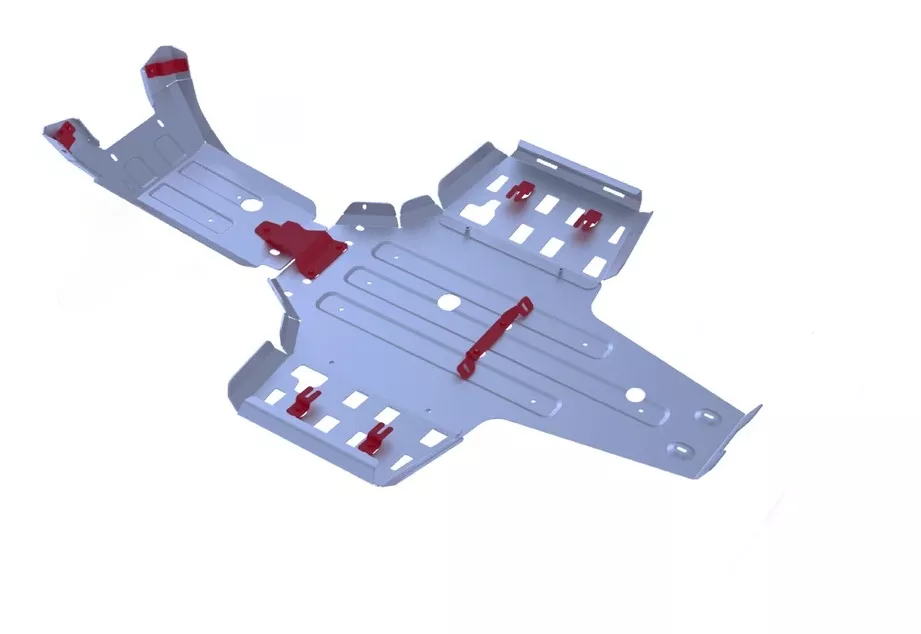 Rival Powersports Alloy Skid Plate Yamaha Kodiak 700 2016-2025