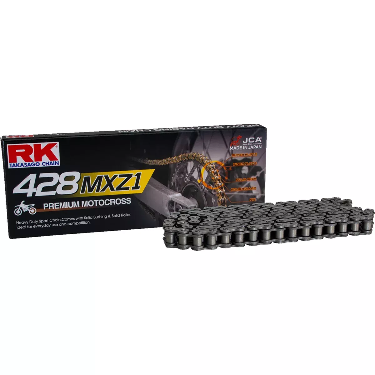 RK 428 MXZ1 Chain Drive Chain 120 Links Natural - 428MXZ1-120