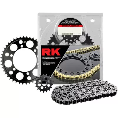 RK / Driven Kawasaki ZX-6R 07-18 OEM Replacement Chain and Sprocket Kit
