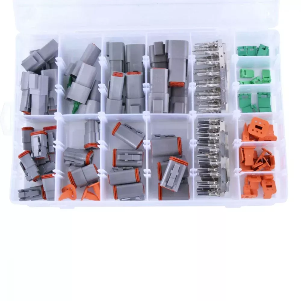 RMStator 186 Piece Deutsch Connector Kit 2-Way / 3-Way / 4-Way / 6-Way Kit