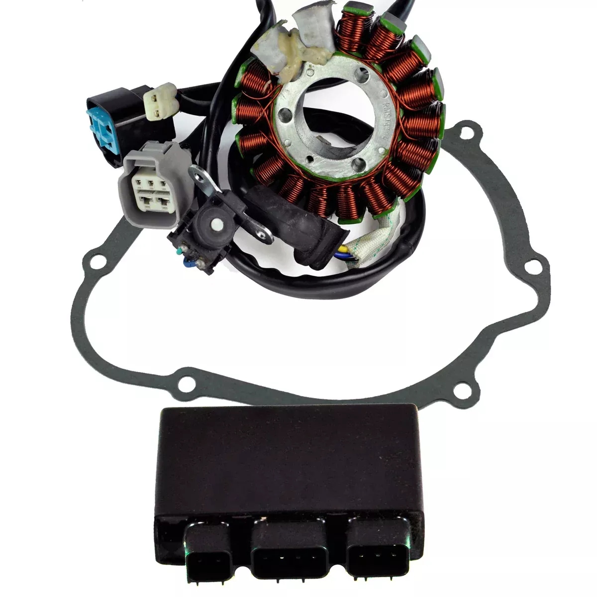 RMStator Stator and CDI Box With Crankcase Cover Gasket RM22972