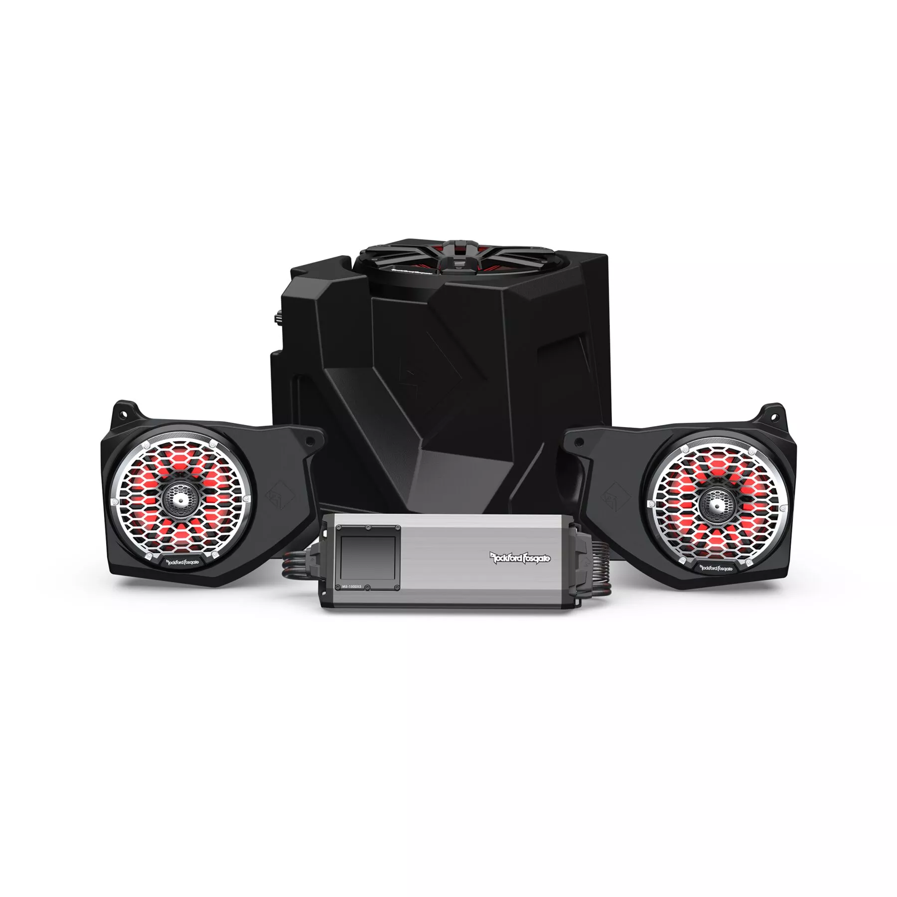 Rockford Fosgate Gen-2 Stage 5 Audio System Polaris Ranger w/Ride Command 2018-2026