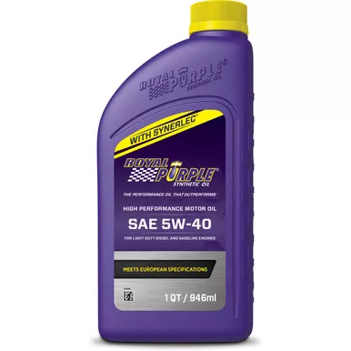 Royal Purple 5w40 Multi-Grade SAE Oil 1 Quart 1540