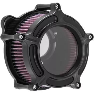 RSD Clarion Air Cleaner, Black Ops, Fits 01-15 Softail, 04-17 Dyna Glide, 02-07 FLT w/Delphi EFI, 99-06 Twin Cam Models w/ Stock CV Carb