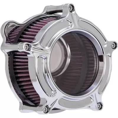 RSD Clarion Air Cleaner, Chrome, Fits 91-20 XL w/ CV Carb/Delphi EFI
