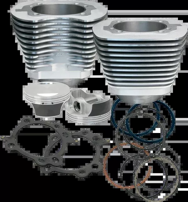 S&S Cycle 106″ Big Bore Cylinder Kit – Silver – Twin Cam
