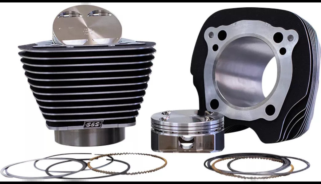 S&S Cycle 129" Big Bore Cylinder Piston Kit Harley M8 Milwaukee 8 107"