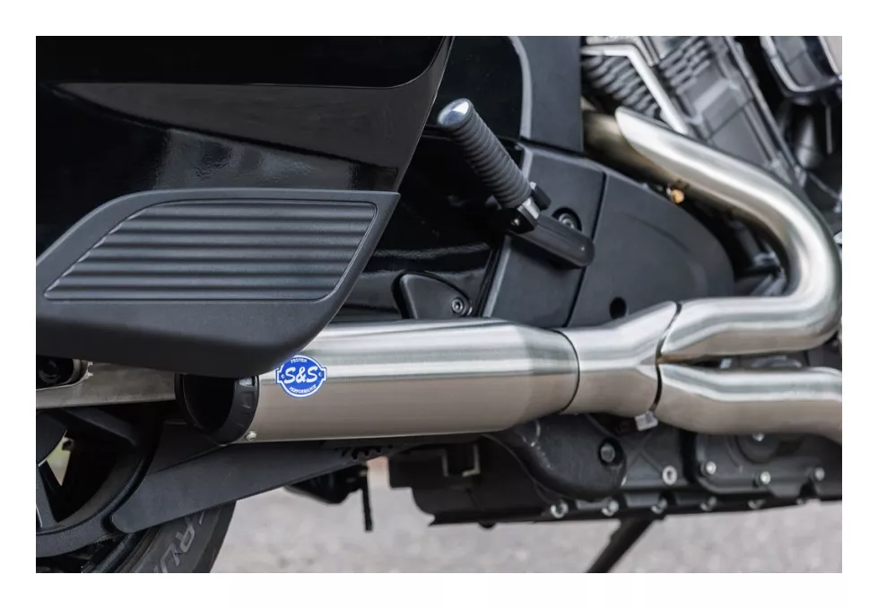 S&S Cycle 2-into-1 50-State Qualifier Exhaust System For Indian 2020-2026