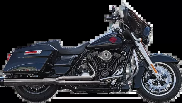 S&S Cycle 2-Into-1 Lava Chrome Sidewinder Exhaust System – Race Only