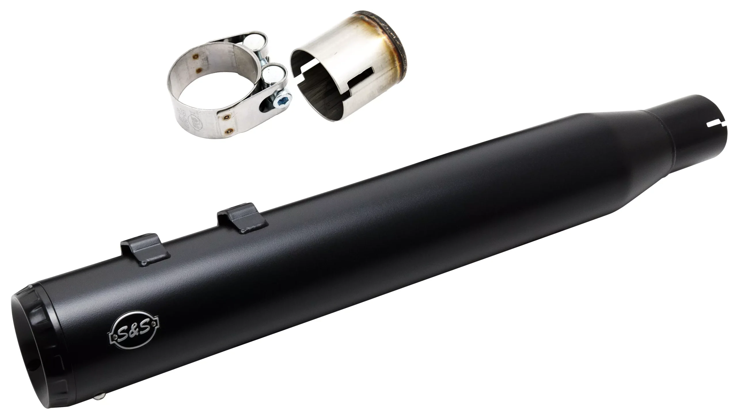 S&S Cycle 2 Into 1 Swindler 4″ Muffler Kit For Harley Touring 2017-2026