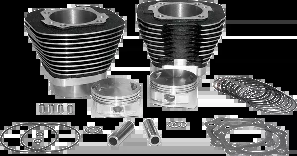 S&S Cycle 97″ Big Bore Cylinder Kit – Wrinkle Black – Twin Cam