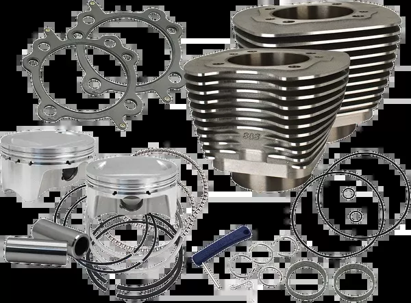 S&S Cycle 98″ Big Bore Cylinder Kit – Wrinkle Black – Twin Cam