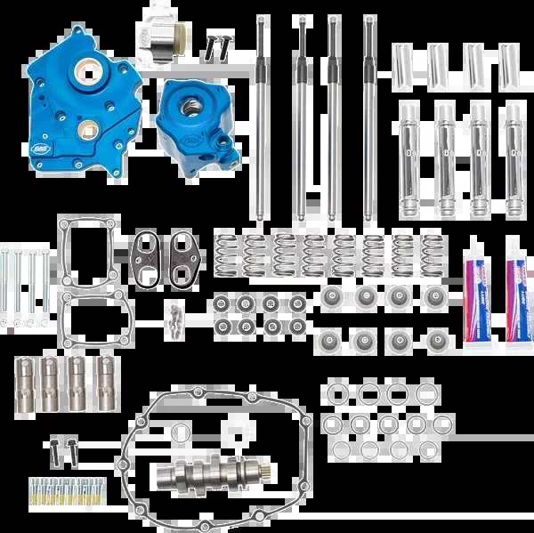 S&S Cycle Cam Chest Kit With Plate – Chain Drive – Water Cooled – 540 Cam – Chrome Pushrods – M8