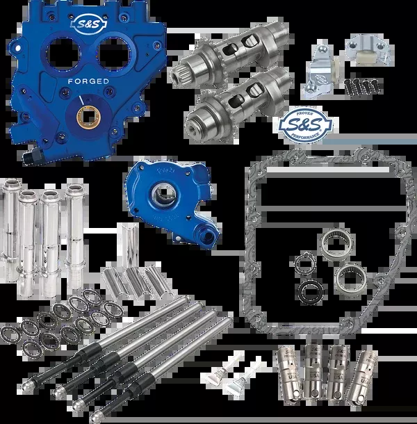 S&S Cycle Cam Chest With Plate Kit - 551CE - Easy Start Cams - Twin Cam