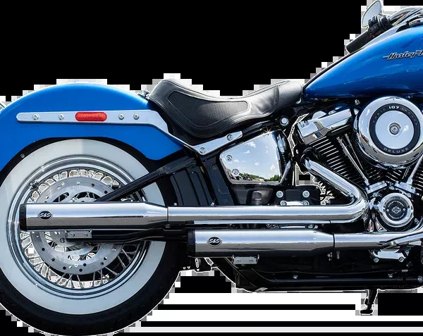 S&S Cycle Grand National Slip-On Mufflers – Race – Chrome – FLHC/FLDE