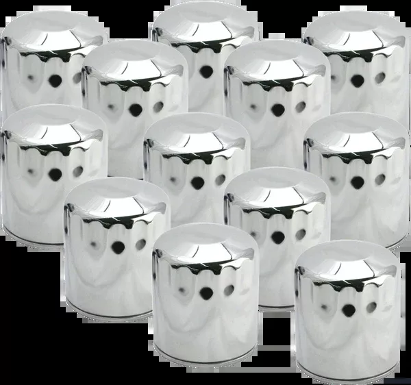 S&S Cycle Oil Filters – Chrome – 12-Pack