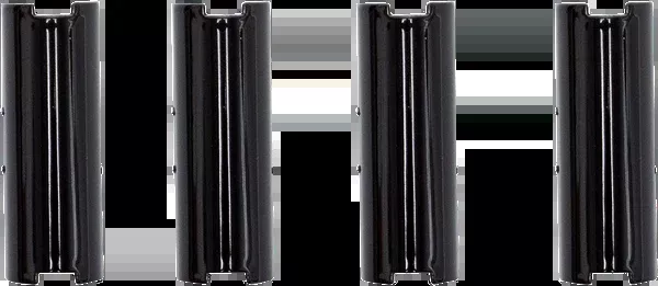 S&S Cycle Pushrod Cover Keeper Set - Gloss Black - 2.500" - Twin Cam
