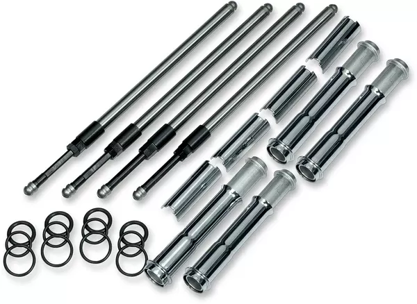 S&S Cycle Quickee Pushrod Kit With Chrome Covers – M8
