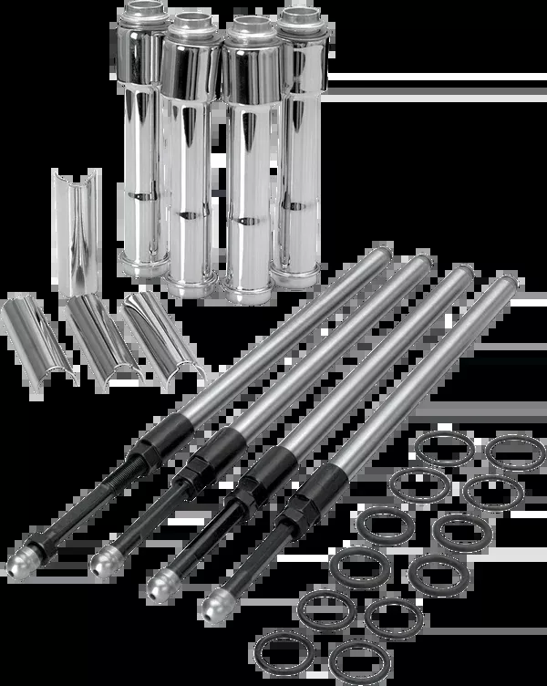 S&S Cycle Quickee Pushrod Kit With Chrome Covers – XL