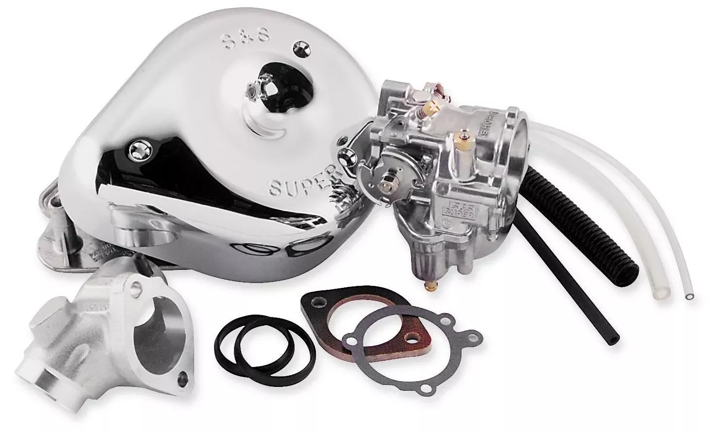 S&S Cycle Shorty Super E & G Carburetor Kits for Harley Big Twin & XL