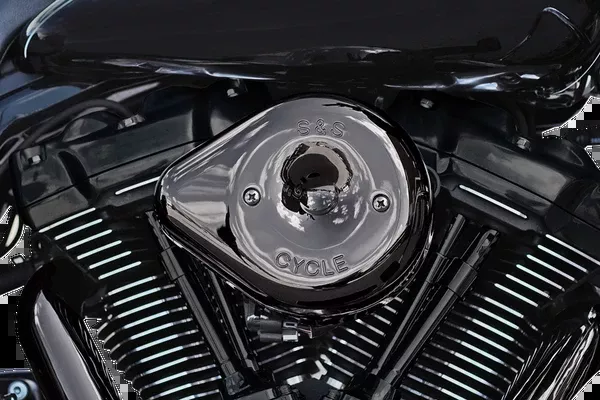 S&S Cycle Stealth Teardrop Air Cleaner - M8 - Lava Chrome