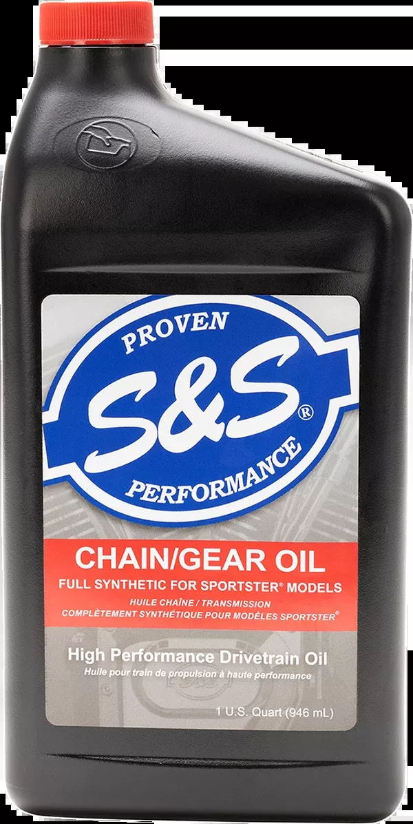 S&S Cycle Synthetic Chain/Gear Oil – 1 U.S. Quart