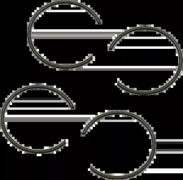S&S Cycle Wrist Pin Circlips – 4 Pack