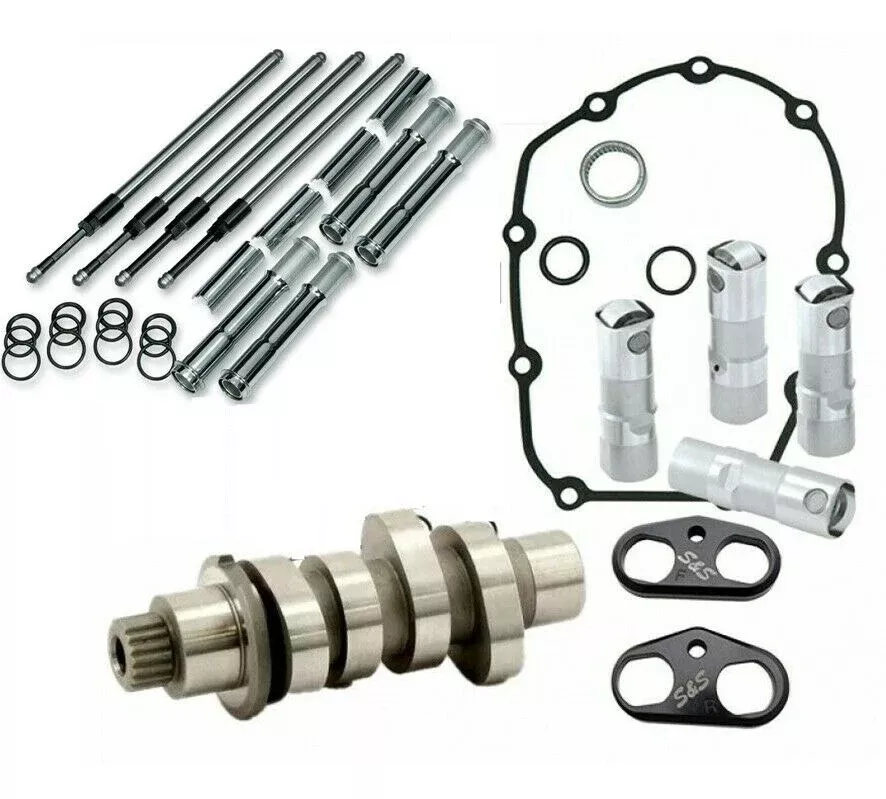 S&S Zippers Milwaukee Eight 472 Cam Power Kit Harley M8 17-Up - Chrome