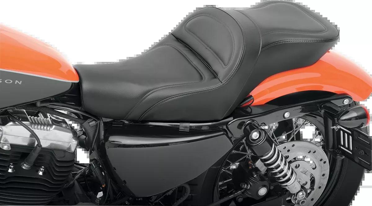 Saddlemen Black Comfortabe Explorer Seat fits 2004-22 Harley Davidson Sportster