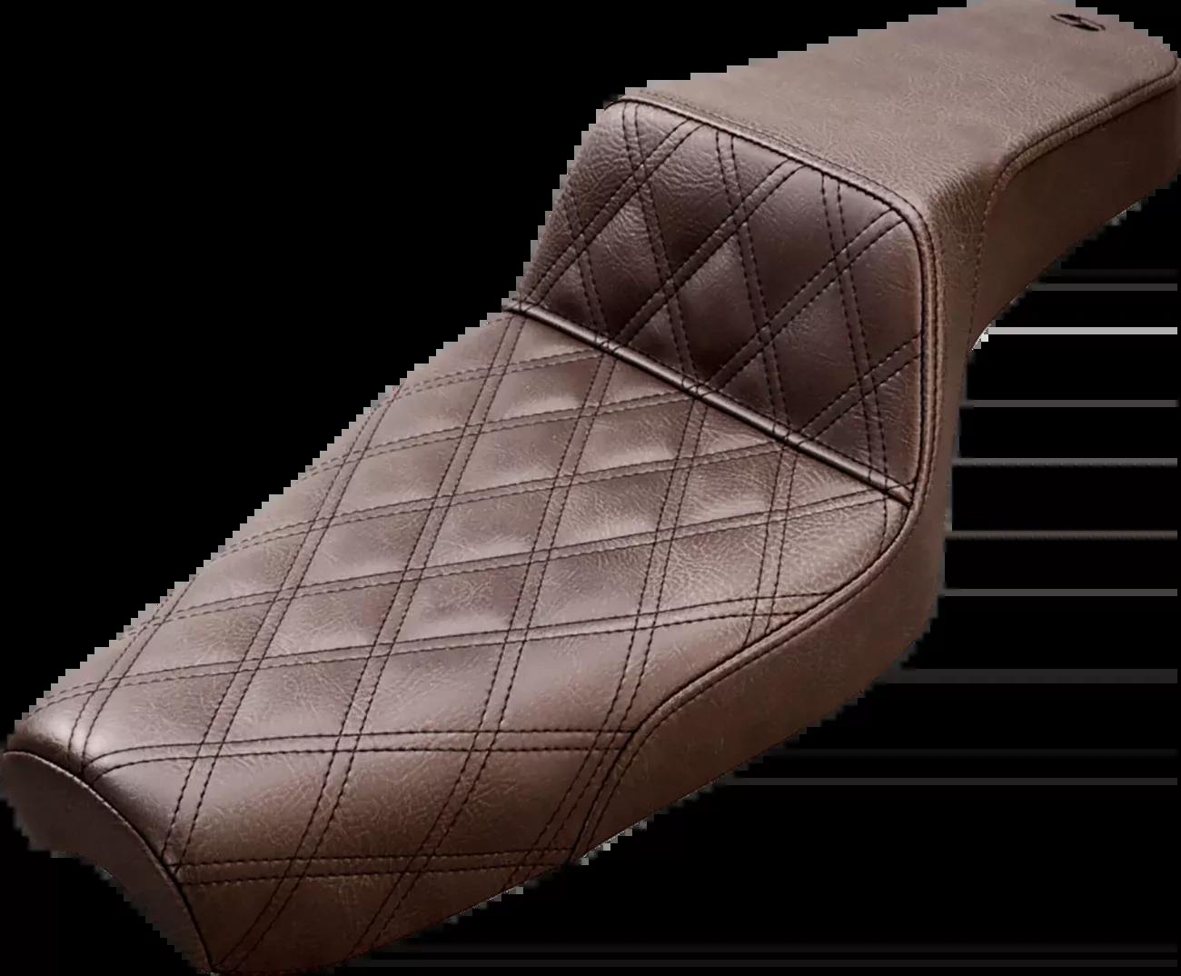 Saddlemen Brown Step Up Front Lattice Seat fits 1979-2003 Harley Sportster