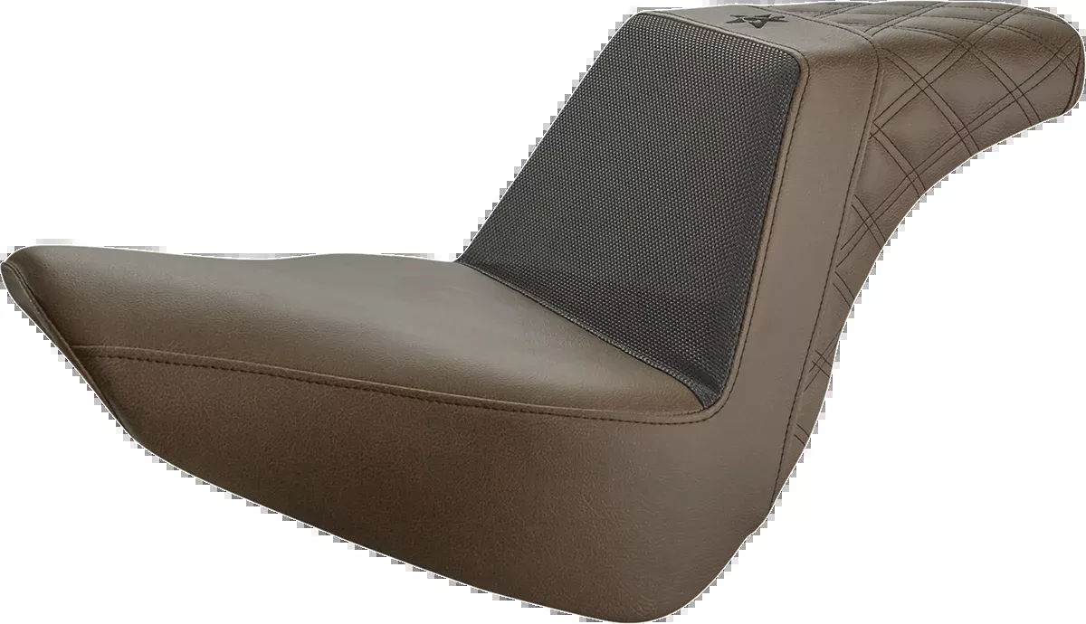 Saddlemen Brown Unknown Industries Step Up Seat 2018-2026 Harley Low Rider FLSB
