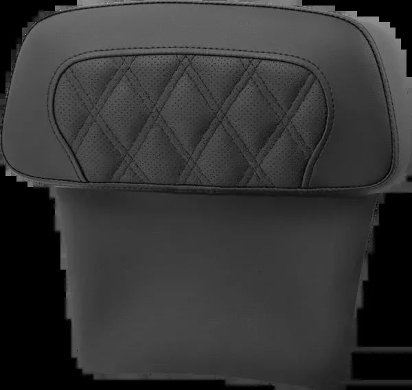Saddlemen Chopped Tour Pak Backrest Pad – RoadSofa™ – Perforated Black W/ Lattice Stitch – FLT/FLH ’14-’23